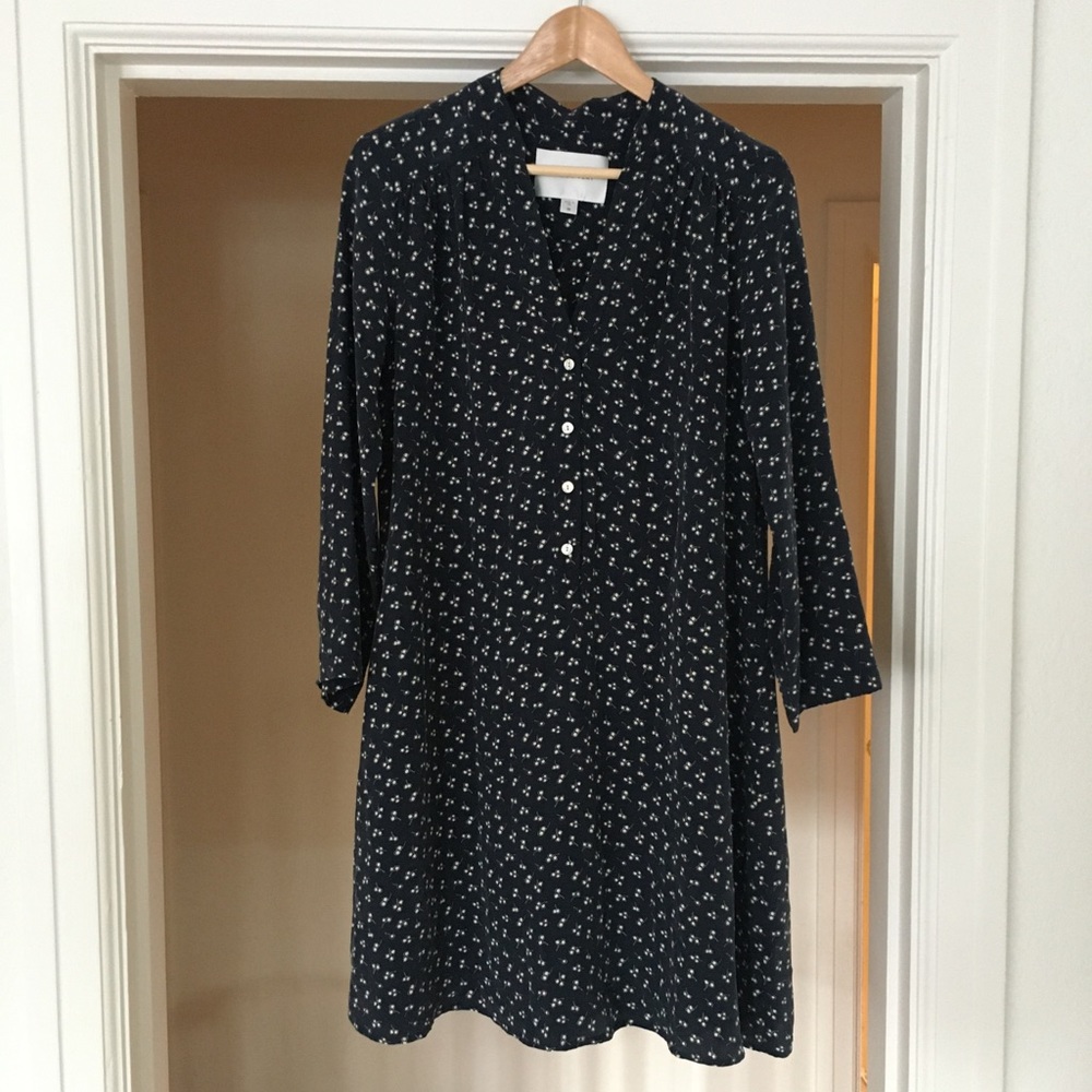 Amour vert silk floral dress